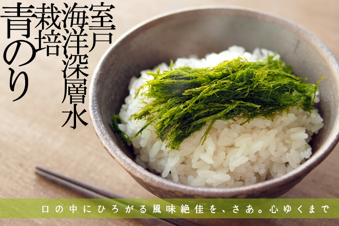 室戸海洋深層水栽培青のり